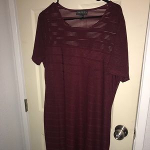 Forever 21+ Maroon dress
